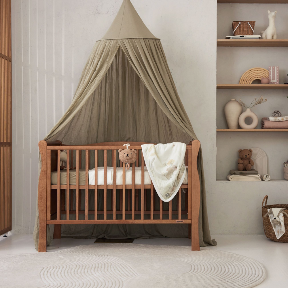 Ciel de lit XL vert olive