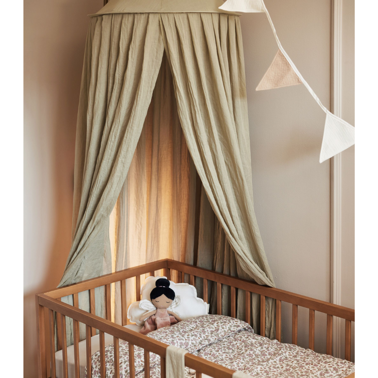 Ciel de lit XL vert olive