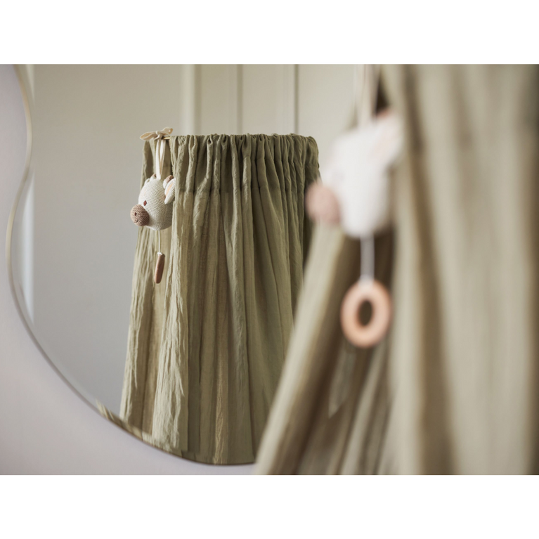 Ciel de lit vert olive