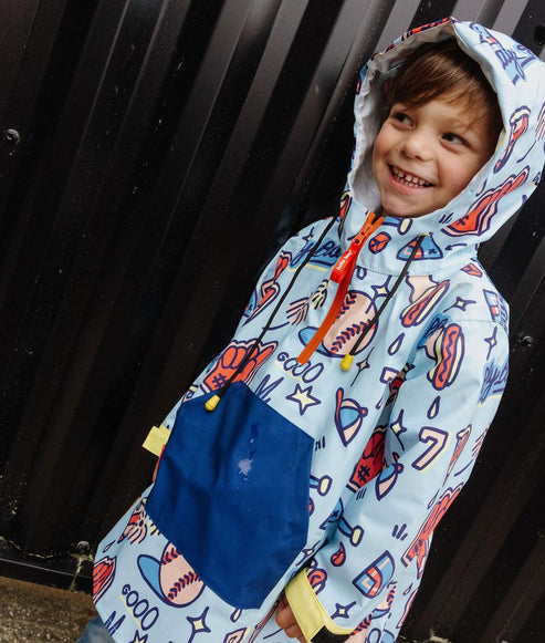 Poncho de pluie Baseball Game