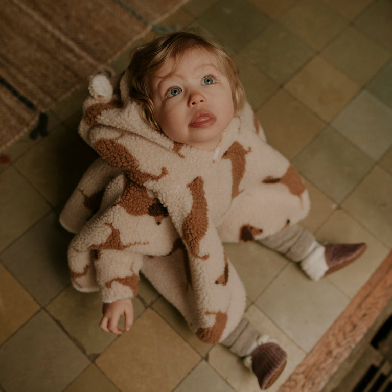 Poncho bébé teddy dog