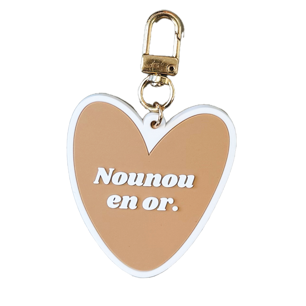 Porte-clés - Nounou en or