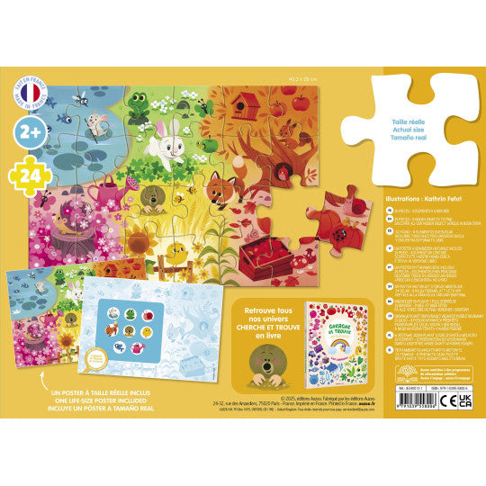 Puzzle cherche et trouve des tout-petits - Les couleurs