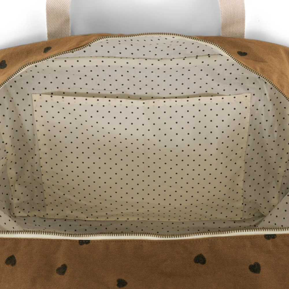 Sac à langer Raphaël - Coeur Cumin