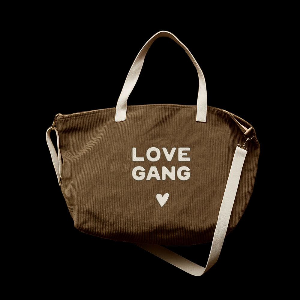 Sac XL velours - Love gang