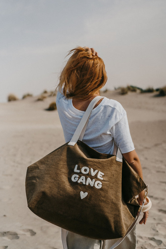 Sac XL velours - Love gang