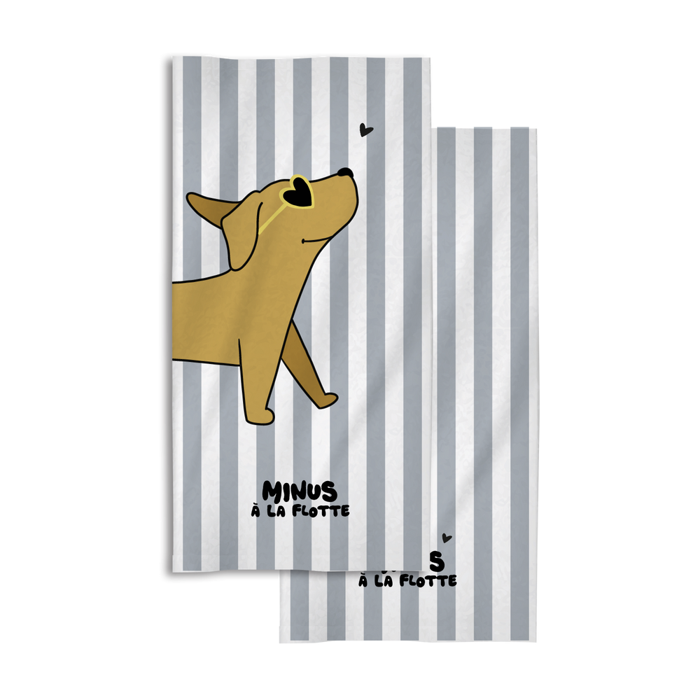Serviette microfibre - chiot