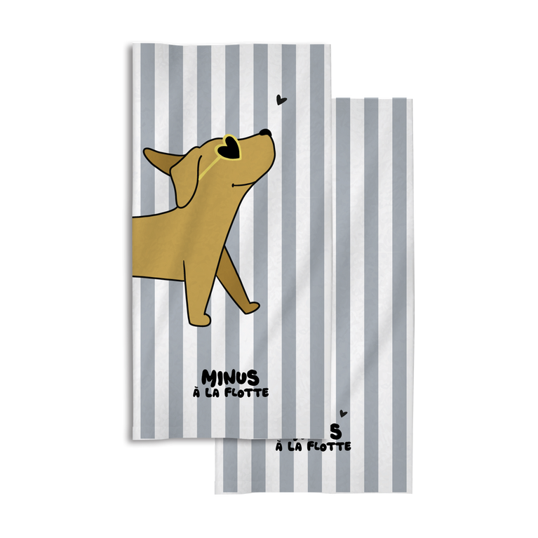 Serviette microfibre - chiot