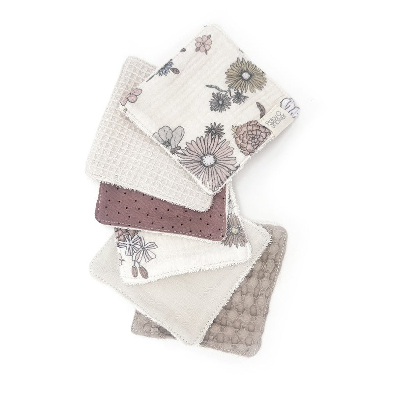 Lot de 6 Cotons lavables - Bardot