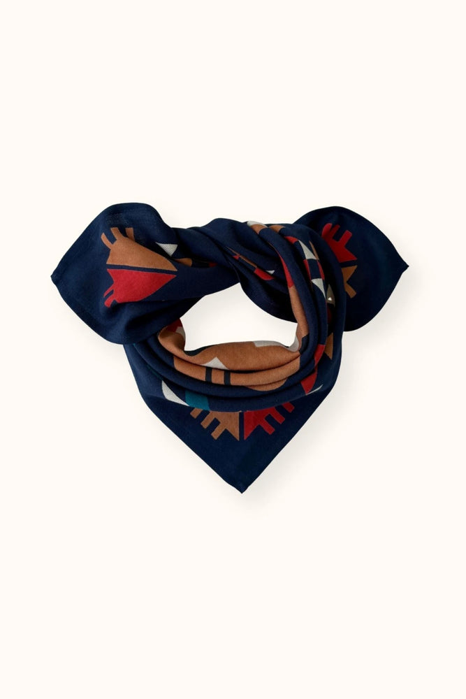 Small Foulard Manika Rajah - Rajah Navy