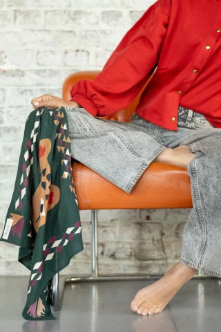 Small Foulard Manika Rajah Rajah Forest