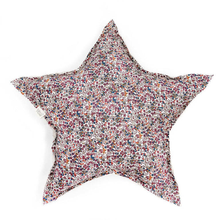 Coussin étoile liberty