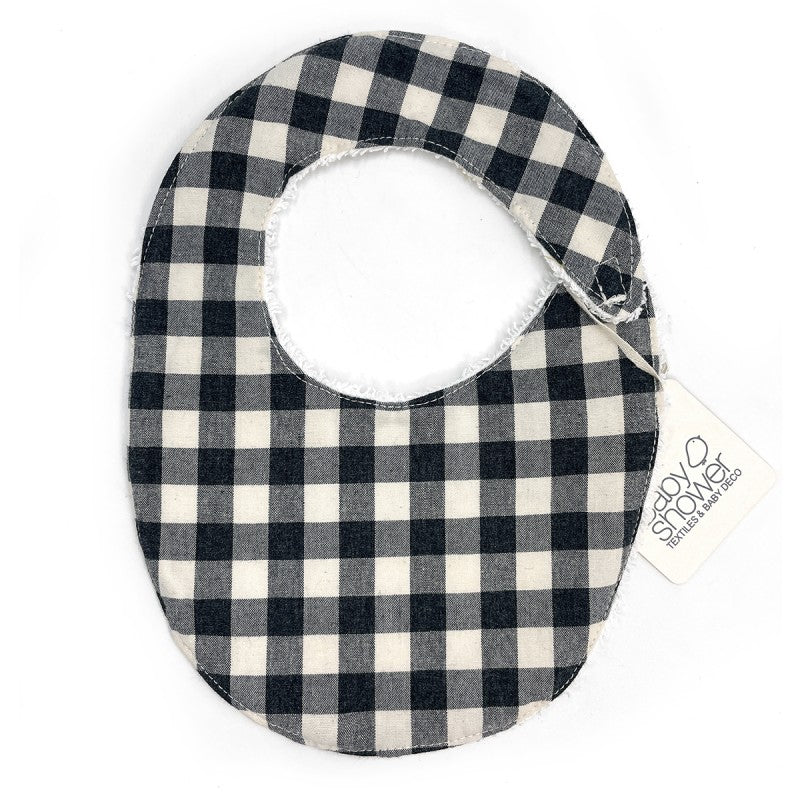 Bavoir éponge vichy damier