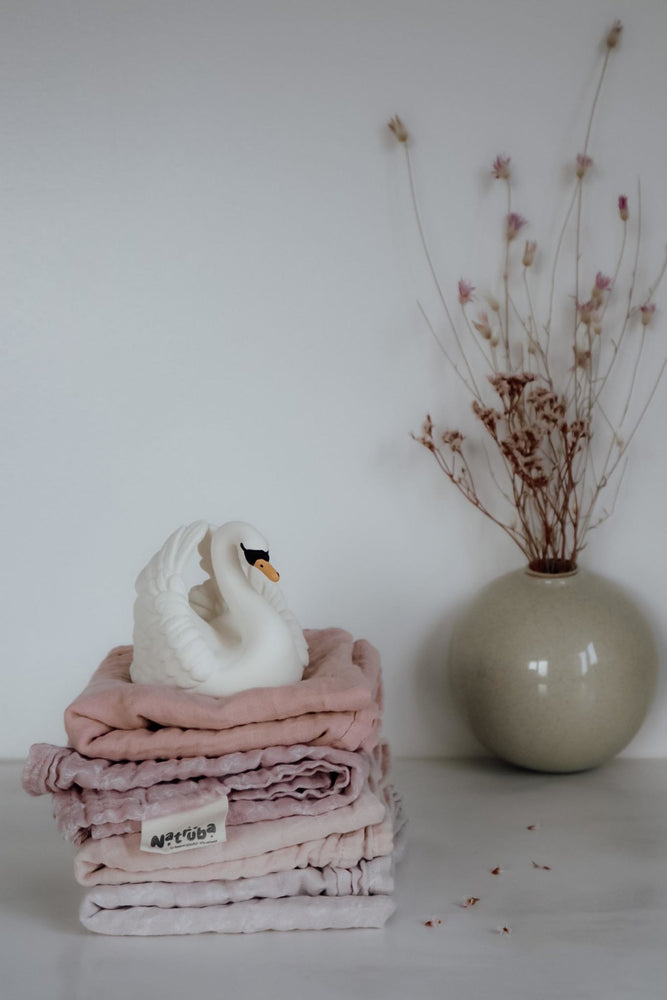 Set de deux lange bio crème