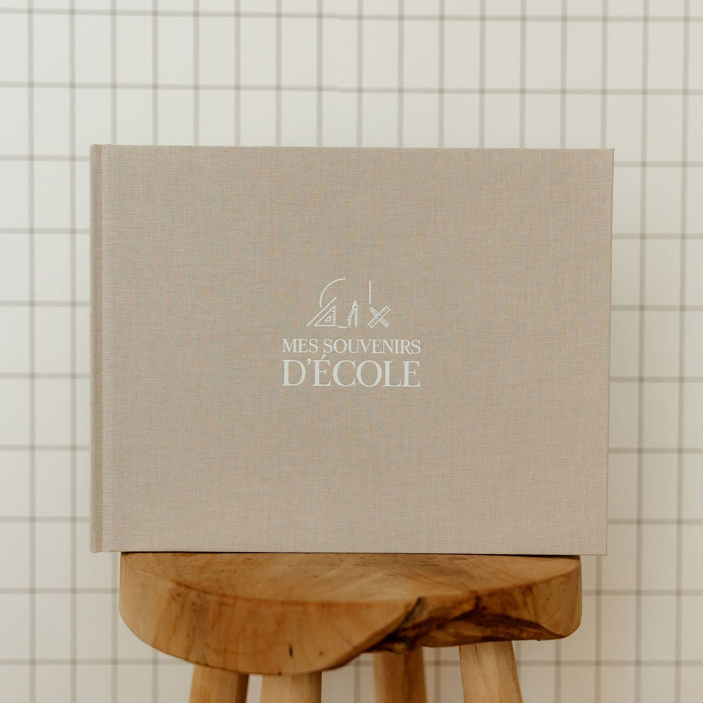 Livre Souvenirs d'Ecole en Lin