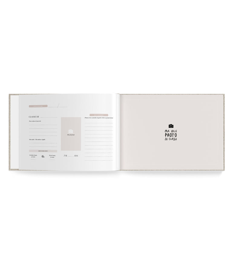 Livre Souvenirs d'Ecole en Lin