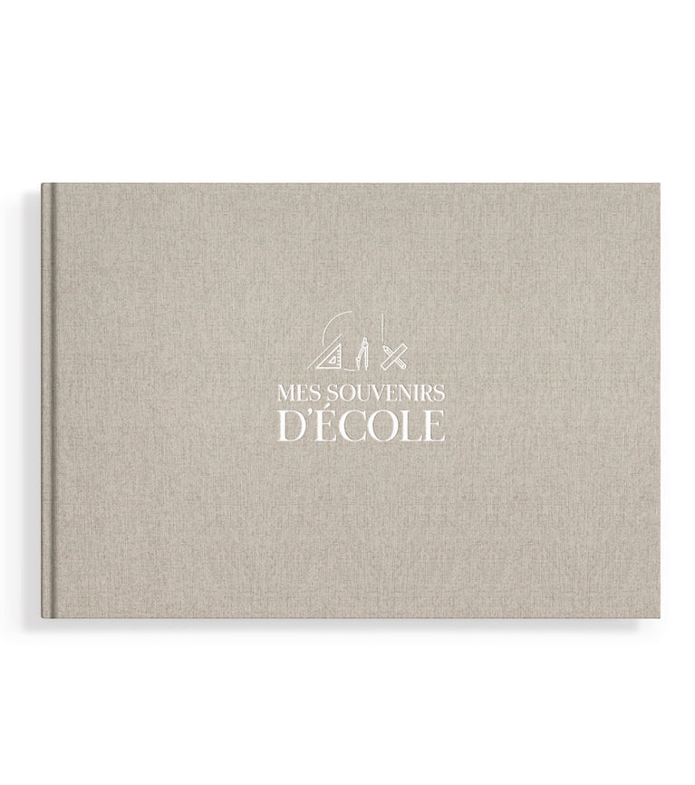 Livre Souvenirs d'Ecole en Lin