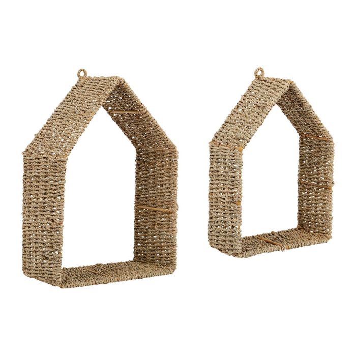 Set de deux étagères "maison"