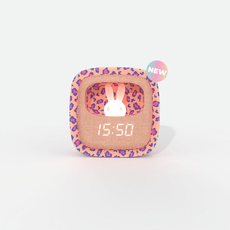 Billy Clock Pink Leopard