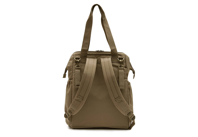 Sac à langer/Sac à dos Quilted Quinn - Bronze