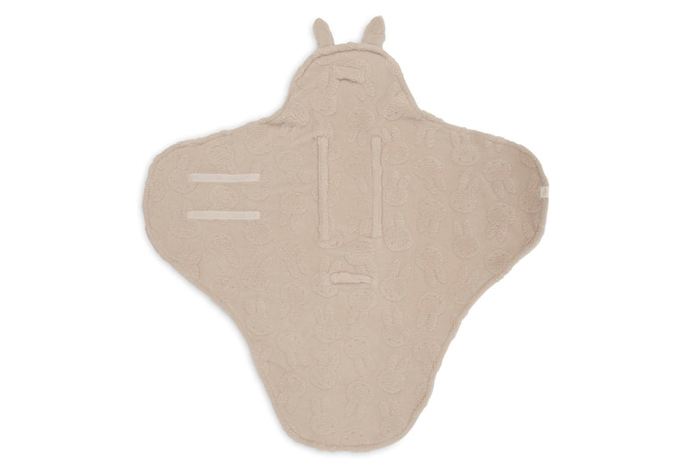Couverture portefeuille Miffy Jacquard Teddy - Sand