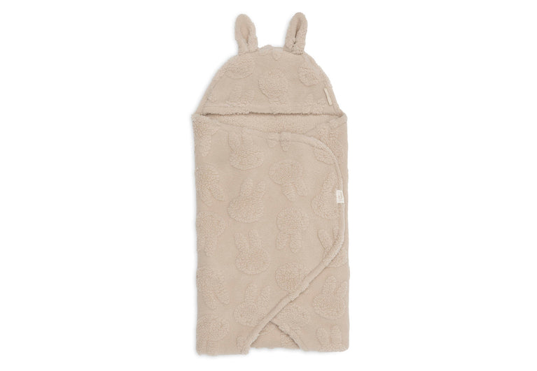 Couverture portefeuille Miffy Jacquard Teddy - Sand