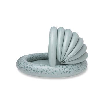 Piscine pour enfants - Vert - Léopard - Ø 100 cm avec auvent