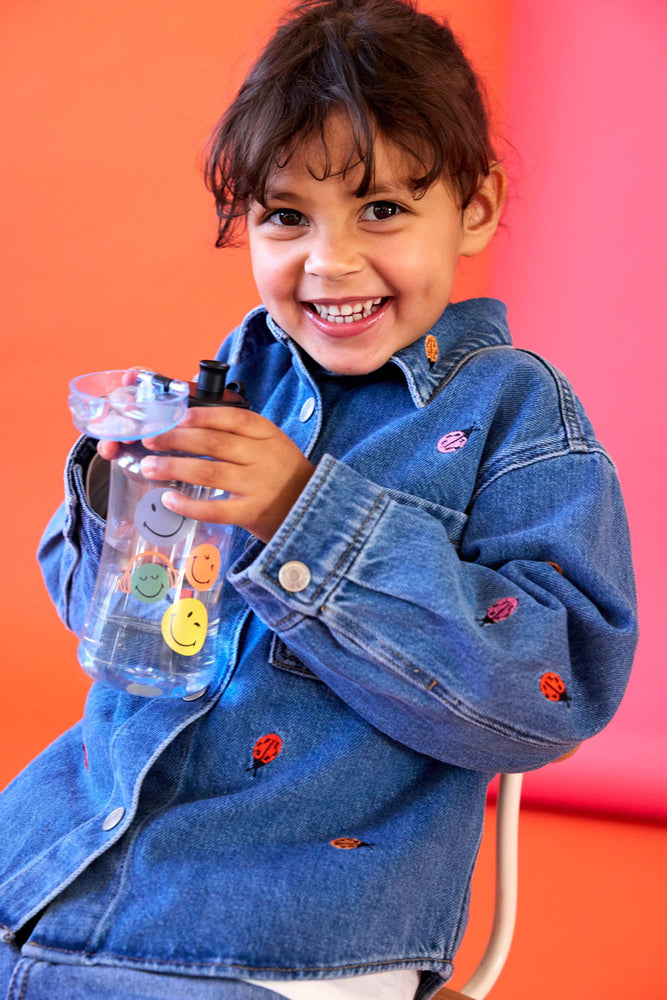 Gourde en Tritan pour enfants 420 ml - SmileyWorld Bleu