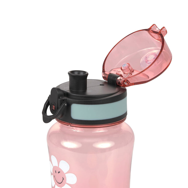 Gourde en Tritan pour enfants 420 ml - SmileyWorld Rose