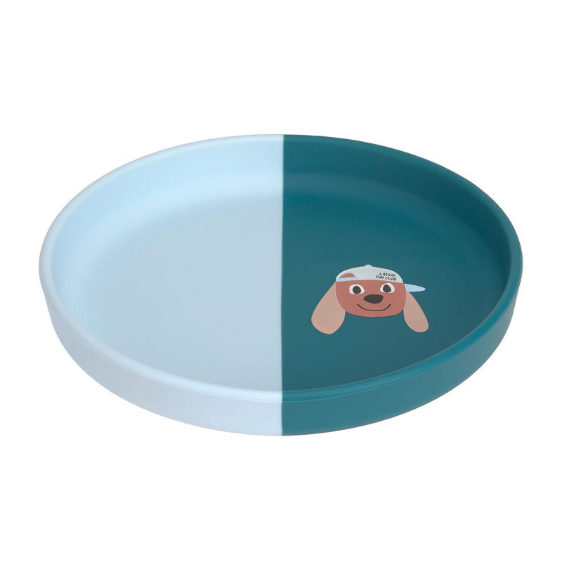 Assiette en silicone enfants - Tiny Team, Chien
