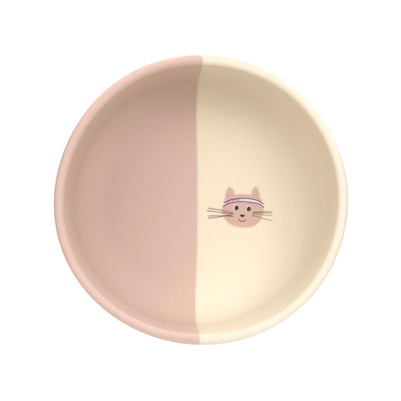 Bol en silicone enfants - Tiny Team, Chat