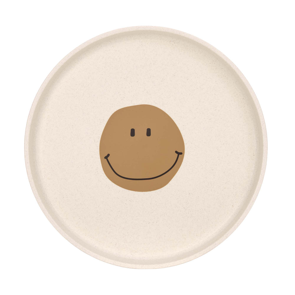 Assiette Enfants - Happy Rascals, Smile bleu ciel