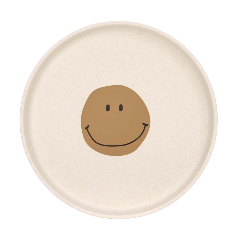 Assiette Enfants - Happy Rascals, Smile bleu ciel