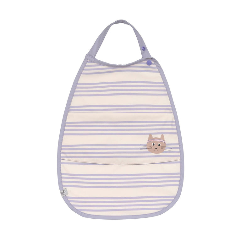 Bavoir avec poche (grande) - Tiny Team, Chat