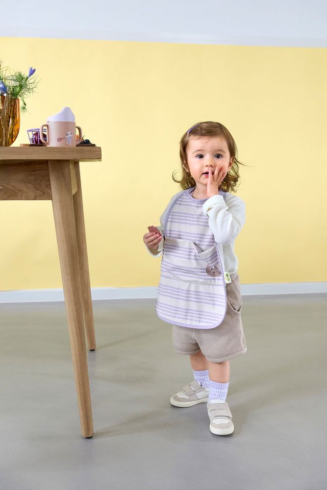 Bavoir avec poche (grande) - Tiny Team, Chat