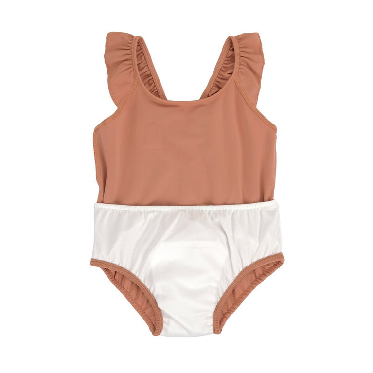 Maillot de bain enfant (avec couche), Marron