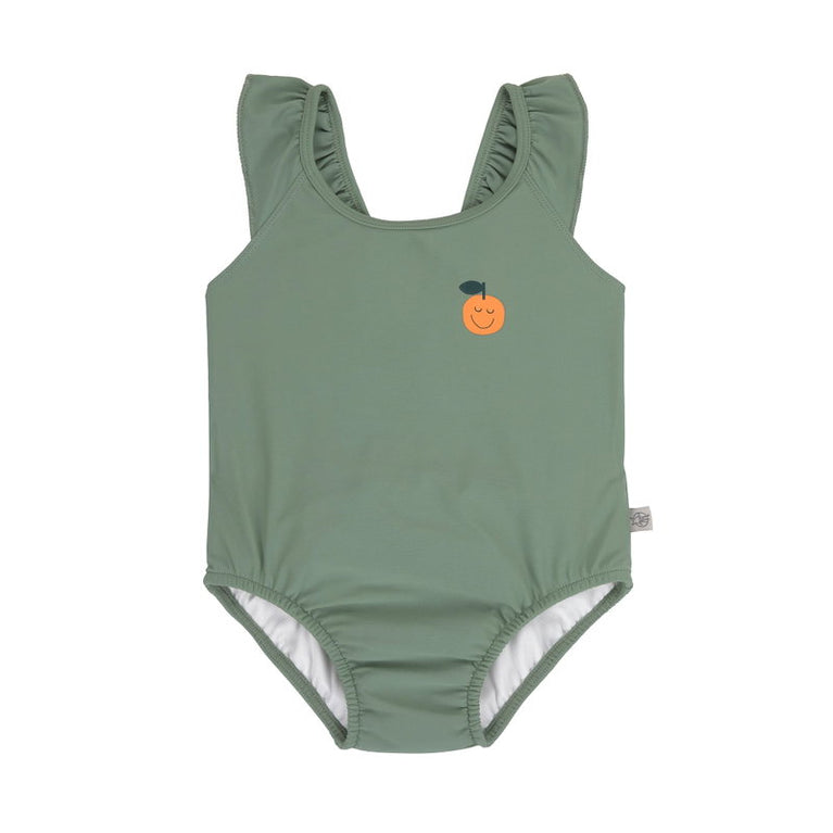 Maillot de bain enfant (avec couche), Vert