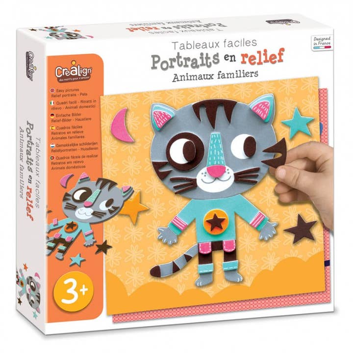 Portraits en relief « Animaux familiers »