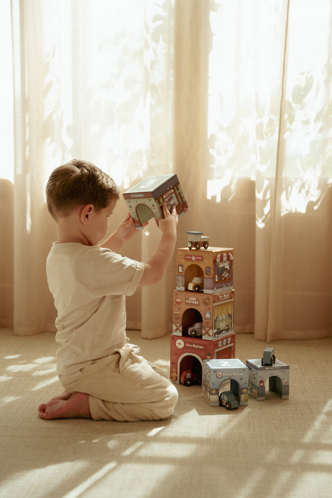 Blocs à empiler avec voitures FSC