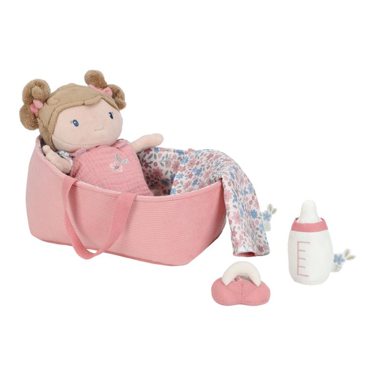 Set couffin et poupon bébé Rosa