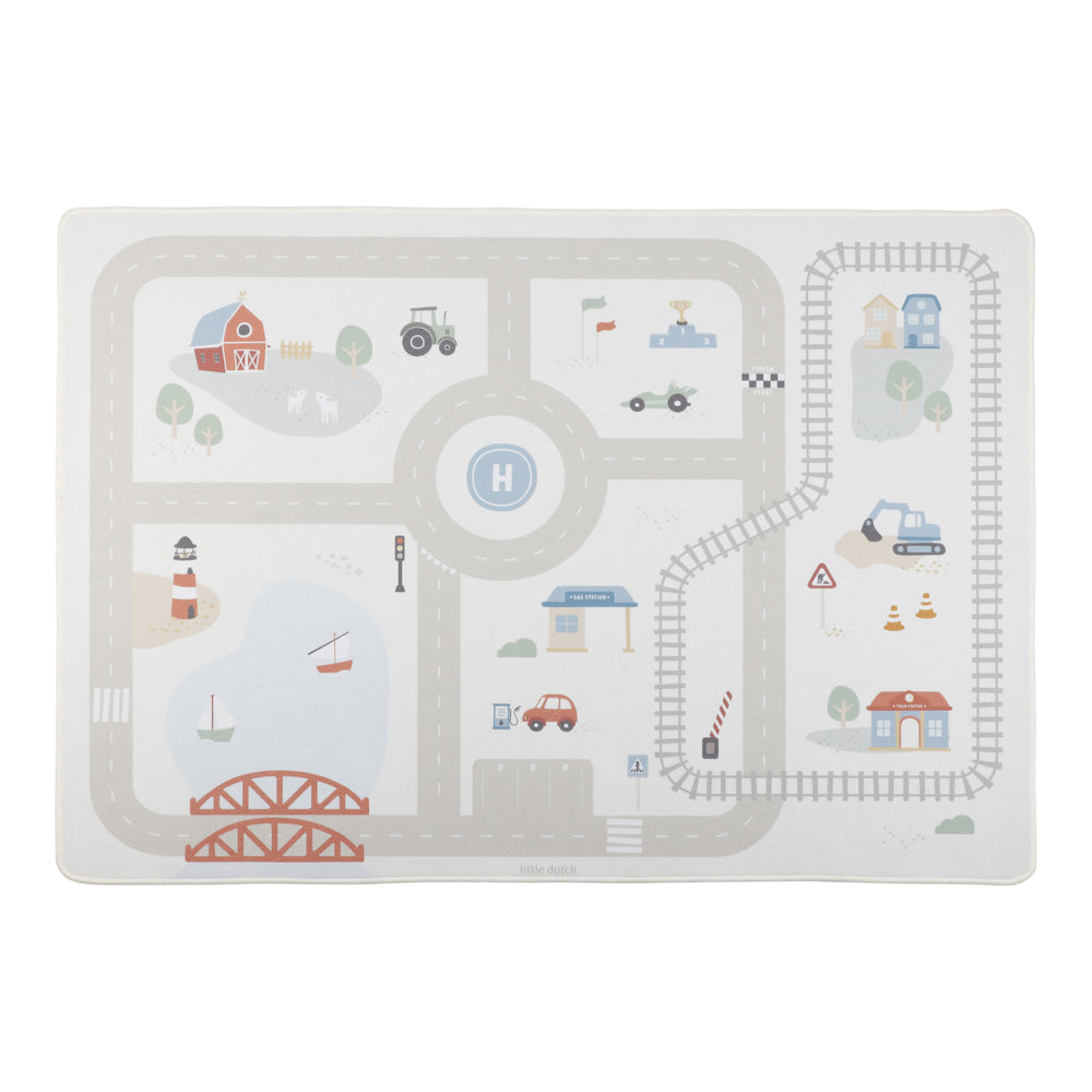 Tapis circuit de voiture