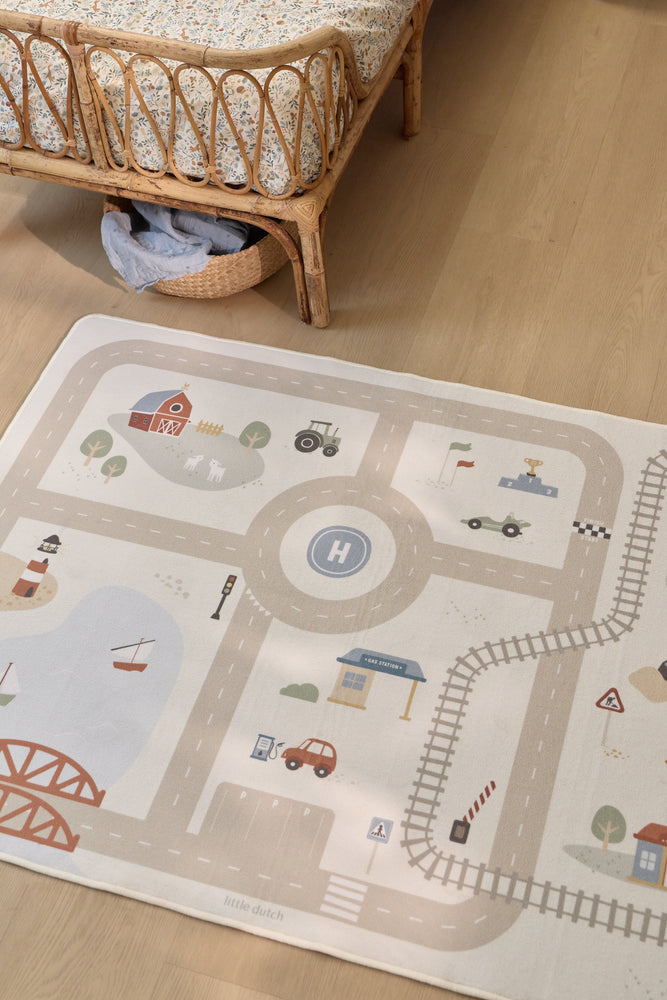 Tapis circuit de voiture