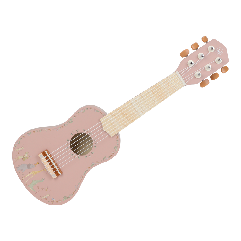 Guitare Rose en bois - Safari Friends