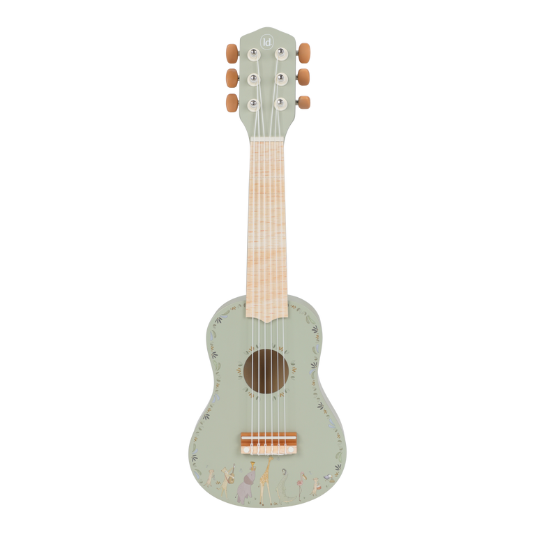 Guitare Verte en bois - Safari Friends