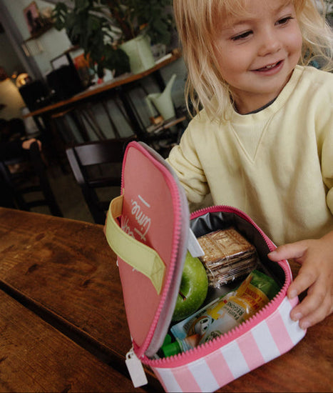 Sac Goûter Pink Stripes - Hello hossy