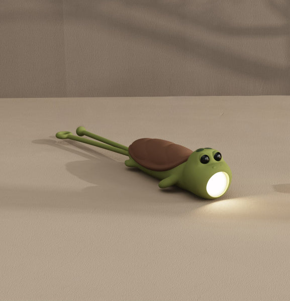Lampe torche en silicone - tortue