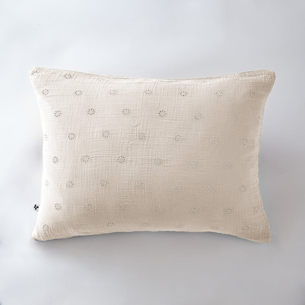 Taie d’oreiller 50 x 70 cm Gaze de coton GAÏA BOHO Pampa
