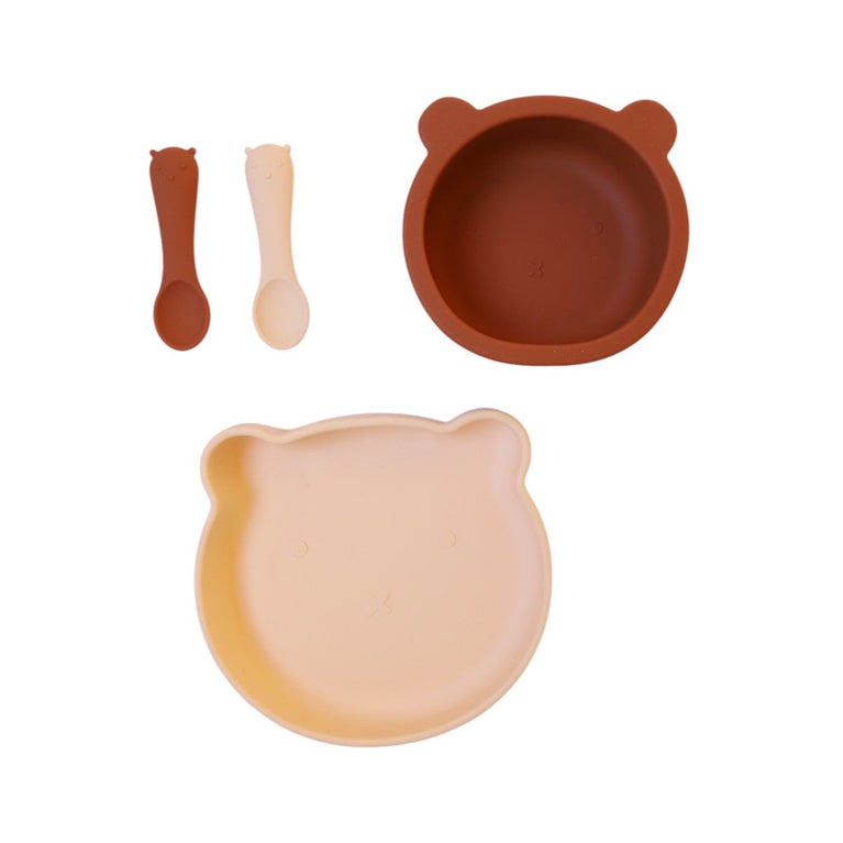 Coffret premier repas bébé silicone - Petit déj