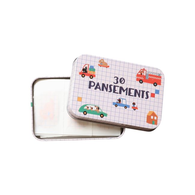 Boîte de 30 pansements véhicules et chiens - Croquette