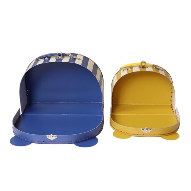 Set de 2 valisettes ours - Petit déj